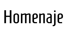 Homenaje Font Image
