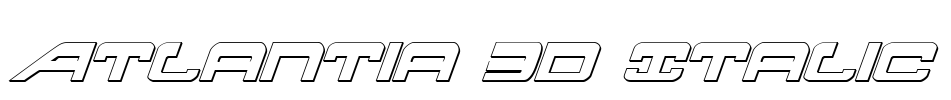 Atlantia 3D Italic