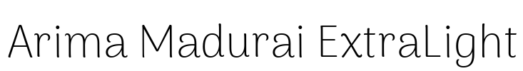 Arima Madurai ExtraLight