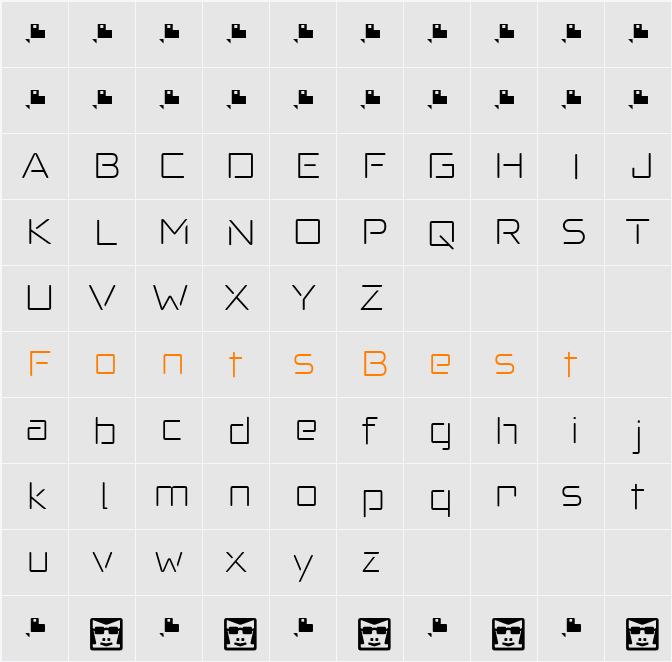 Anoxic Light Character Map