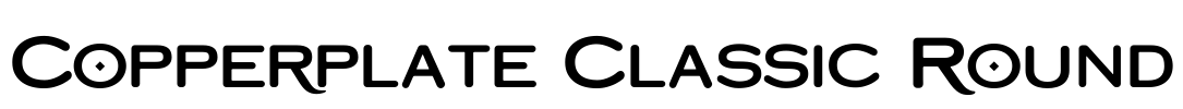 Copperplate Classic Round Font Image
