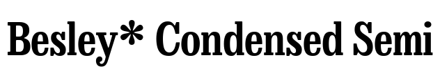 Besley* Condensed Semi