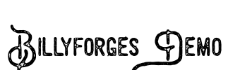 Billyforges Demo Font Image