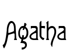 Agatha Font Image