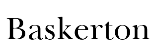 Baskerton Font Image
