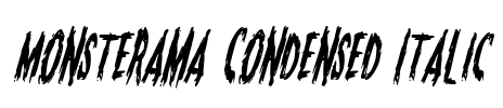 Monsterama Condensed Italic