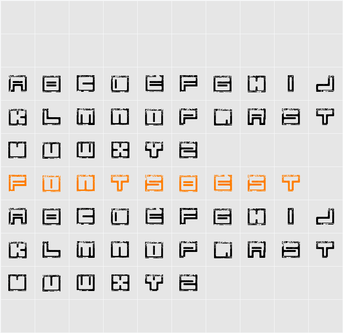 Bim eroded Character Map
