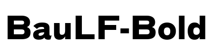 BauLF-Bold Font Image