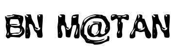 BN M@TAN Font Image