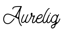 Aurelig Font Image
