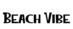 Beach Vibe Font Image