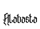 Alabasta Font Image
