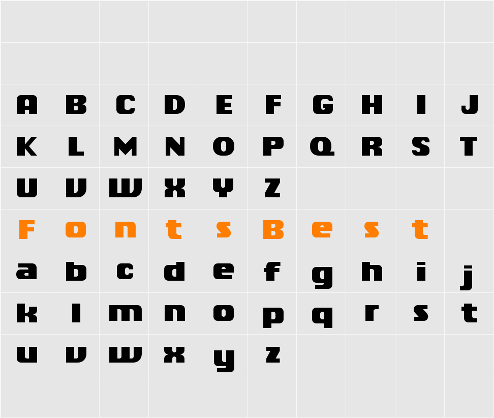 Chiq Reduced Character Map