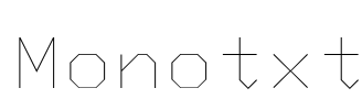 Monotxt Font Image
