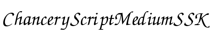 ChanceryScriptMediumSSK