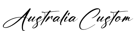 Australia Custom Font Image