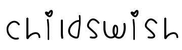 ChildsWish Font Image