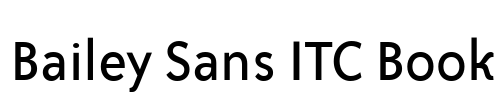 Bailey Sans ITC Book Font Image