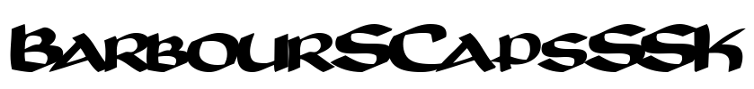 BarbourSCapsSSK Font Image