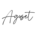 Aguset Font Image