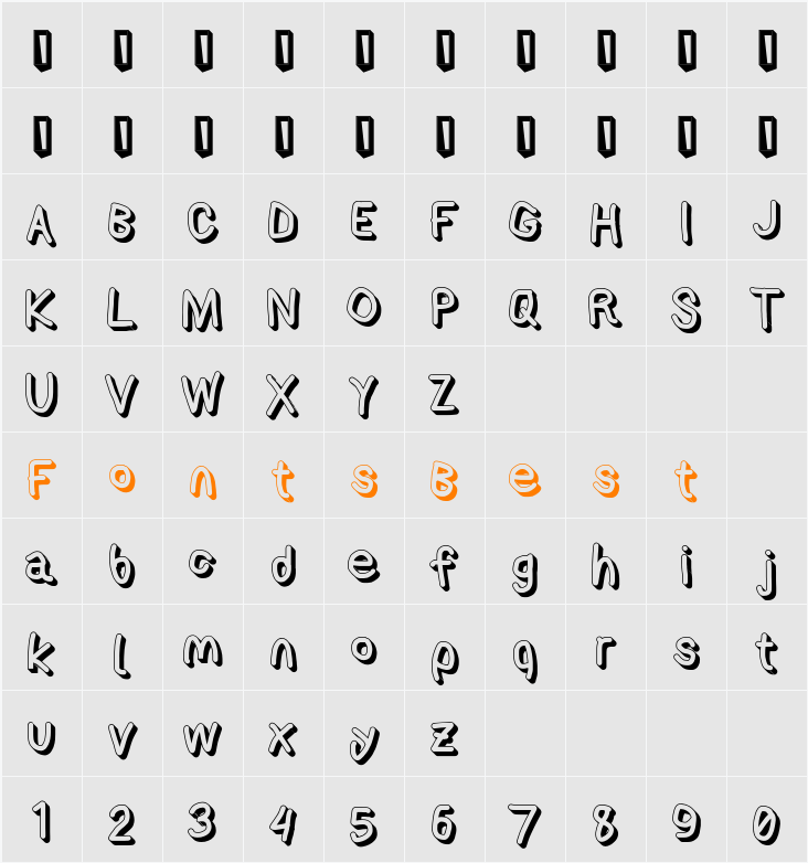 AppleStorm Character Map