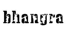 bhangra Font Image