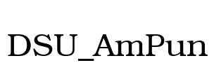 DSU_AmPun Font Image