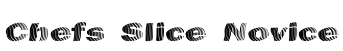 Chefs Slice Novice Font Image