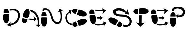 DanceStep Font Image