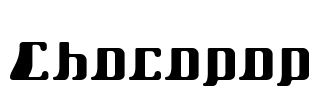 Chocopop Font Image