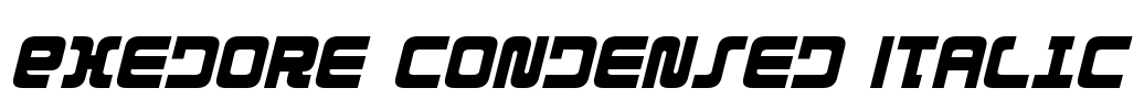 Exedore Condensed Italic
