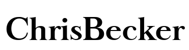 ChrisBecker Font Image