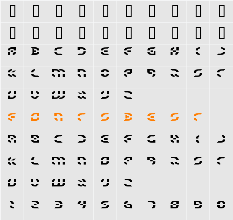 JI-Payout Character Map