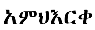 AmharQ Font Image