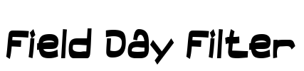 Field Day Filter Font Image