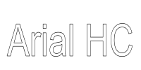 Arial HC Font Image