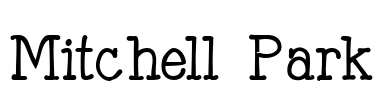 Mitchell Park Font Image