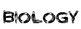 Biology Font Image