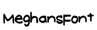 MeghansFont Font Image