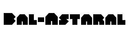Bal-Astaral Font Image
