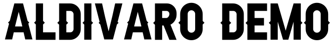 Aldivaro Demo Font Image