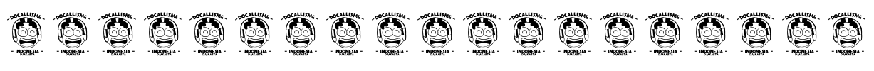 BHINEKA TUNGGAL IKA Font Image
