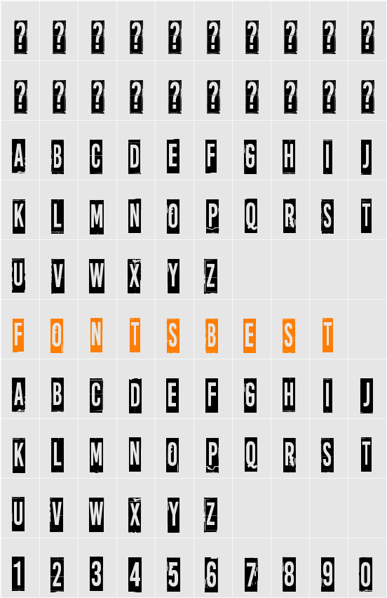 More news from nowhere, again Character Map