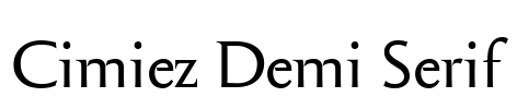 Cimiez Demi Serif