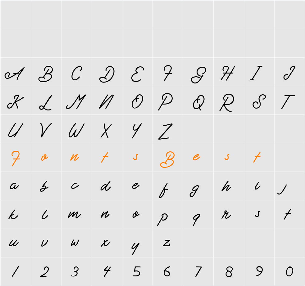 Badbad Character Map