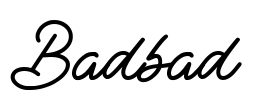 Badbad Font Image