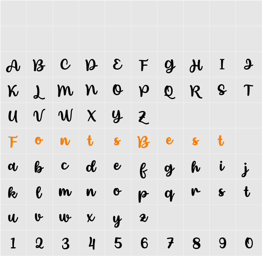 Beauty Adesha Character Map