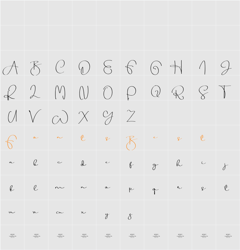 Beauty Character Map