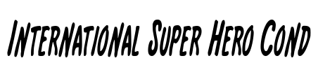 International Super Hero Cond