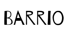 Barrio Font Image